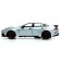 Metal car "coupe", 1:24, doors, hood, trunk, inertia, gray color are opened