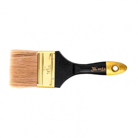 Brush flat MTX 83154, "pro", natural bristles, wooden pen, 3 "