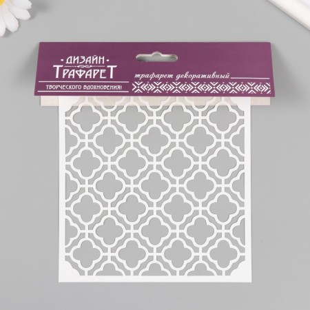 Plastic "pattern" 15x15 cm stencil-2