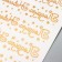 Tattoo "Golden set of bride friend" 5.6x15 cm