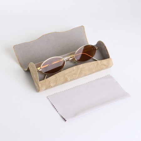 Magnet glass case, length 16 cm, beige color-3