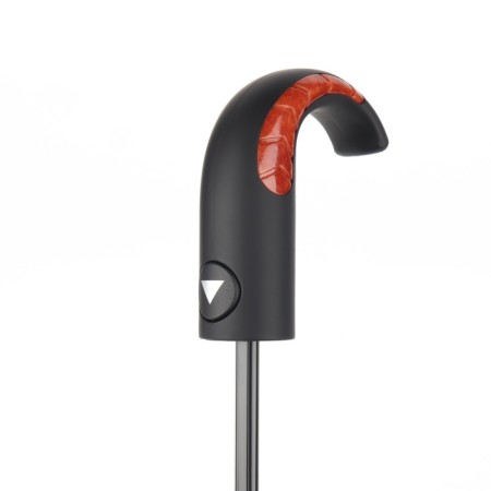 Semi -automatic umbrella "monoton", 3 additions, 8 spokes, r = 49 cm, black color-8