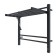 Terminus heated towel rail "Horizon" P8, 600x600 mm, Black Muars