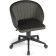 Computer chair Plastic/velor, black/graphite 59x60x78 cm