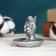 Bowling stand "Sage", silver, mix