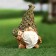 Garden figure "Lesovichok with a hedgehog" 16x11.5cm