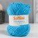 Yarn 60% acrylic, 30% cashmere, 10% silk "spring" 50 g 80 m color 13a Blue Lake