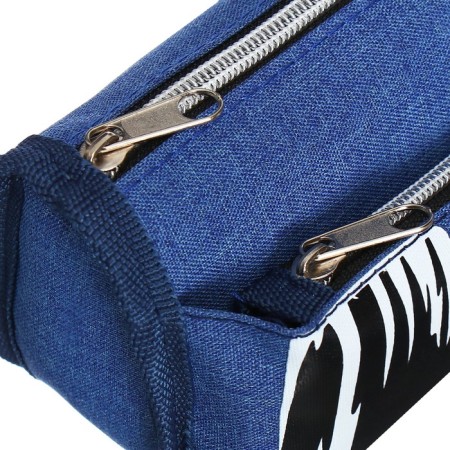 School Penal on the zipper Calligrata "Sport", 2 departments, blue-3