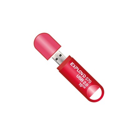 Flashka Exployd 570, 16 GB, USB2.0, Thu up to 15 MB/s, PLO up to 8 MB/s, Red