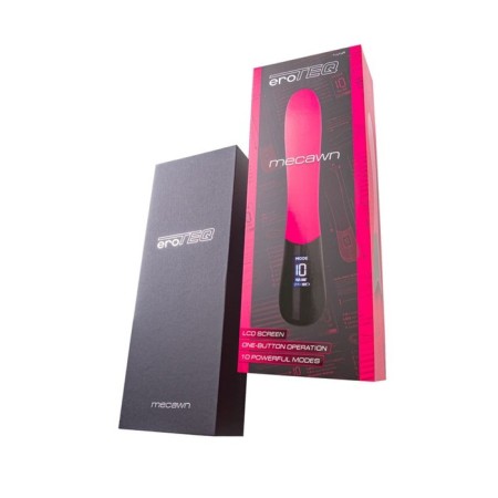 Vibrator Eroteq Mecawn, silicone, 20.5 cm, pink-10