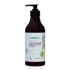 Hand and body cream Synergetic Sicily lemon and vetiver, 380 ml