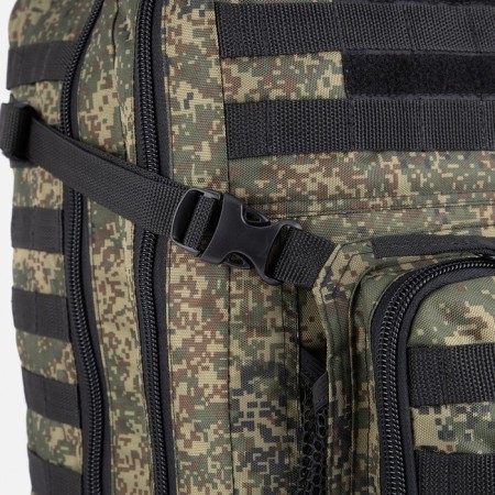 Tactical backpack, TAIF, 45 l, lightning department, 2 outer pockets, camouflage color/green-11