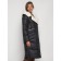 Coat insulated winter female, size 48, black color