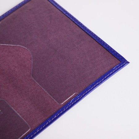 Passport cover, purple color-5