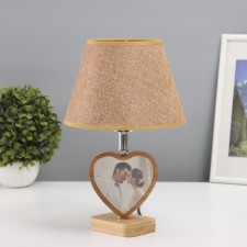 A desktop lamp with a photo frame 9.5x8.5cm (acrylic on magnets) 20x20x35cm