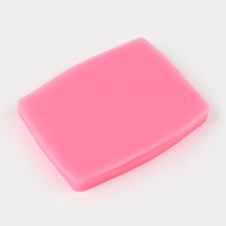 Mold Dolyana "Chocolate", silicone, 8.5 × 6.5 × 0.8 cm, pink color-2
