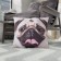 Decorative pillow "MOPS"