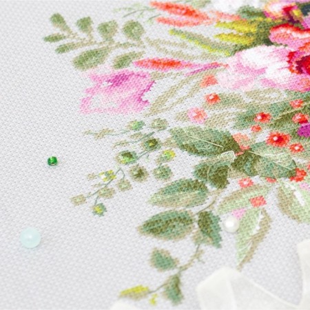 Embroidery Set "Bouquet with Amarillis" 36 x 27-6