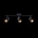 Lamp IBBI 3x40W E14, black 13x73x13cm