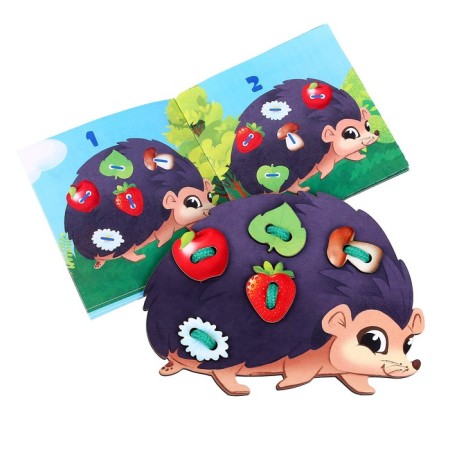 Lacing "walk with a hedgehog"-3