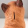 The piggy bank "Cat Siamese color" height 31.5 cm, width 16 cm, length 24 cm.