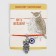 Bracelet-reinforcing “red thread” Glazik and owl, blue color with black silver, D = 7 cm