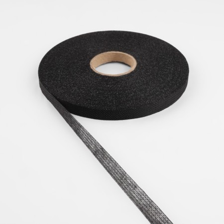 The adhesive tape is filament in shared, 46 g/sq.m, 10 mm × 100 m, black color-1