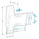 Holder bracket for the LCDS-5062 TV White 19-32 Max.30kg wall turn and slope 1081393