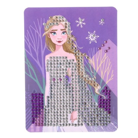 Diamond mosaic on a box, 12x9x4 cm, cold heart-5