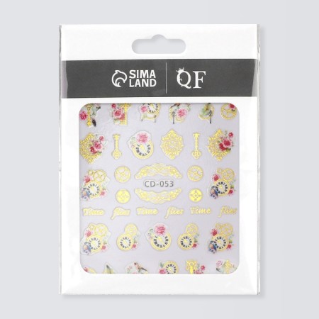 Nail stickers 10.2*8cm Time Flies CD-053 Vygotok-1