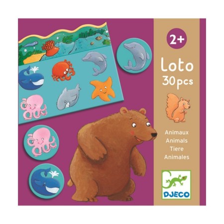 Game Children's lotto "Animals"