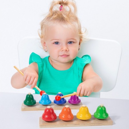 Musical toy "Eight Tonal Bells" 23 × 6 × 12.5 cm-4