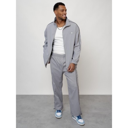 Sports suit men's, size 54, gray color-13