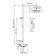 The shower system wasserkraft a114.258.218.cb thermo, tropical shower, thermostat, black
