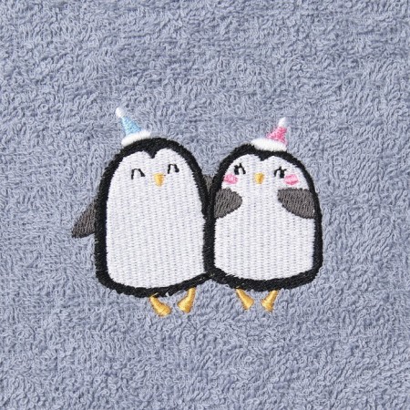 Trick “Penguins” towel 30x60 cm, 100% cotton, 340 g/m2-2