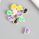 Busina for creativity plastic "Kit" mix 0.8x1x1.5 cm