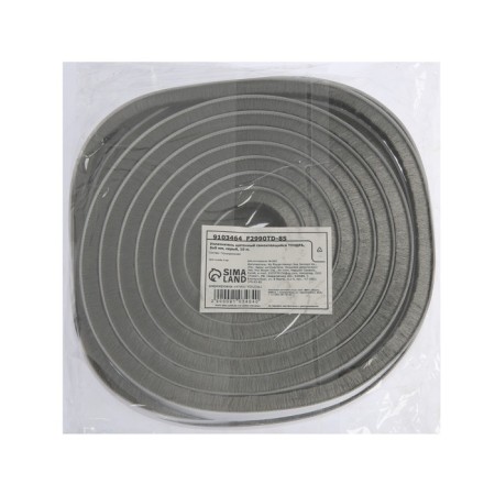 Sealing brush self -adhesive tundra, 9x9 mm, gray, 10 m.-2