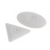 Set of Erasers 2 pieces of the beam "Geometry", thermoplastic rubber, mix