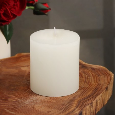 Candle-cylinder aromatic "jasmine", 7x7.5 cm-1