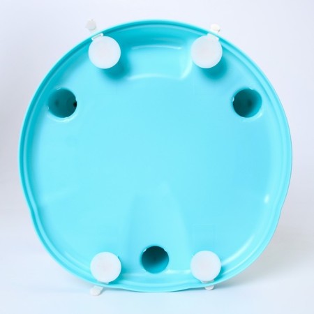 Bathing chair on suction cups, blue color-4