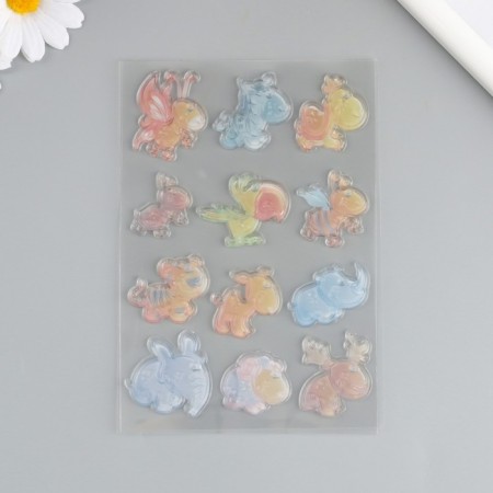 Stamp for creativity Silicon "Funny Animals" 11x16cm-2