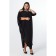 Female dress, size 54, black color