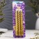 Set of candles of twisted, 1.5x 15 cm, 3 pieces, gold blister