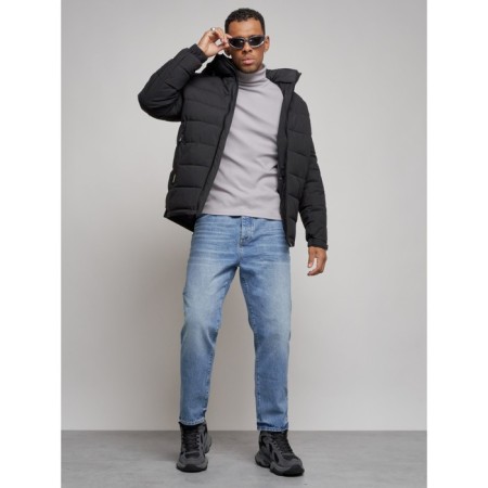 Sports male winter, size 50, black color-14