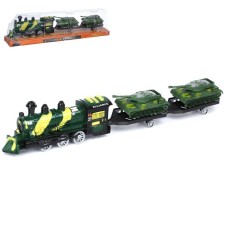 The steam locomotive 