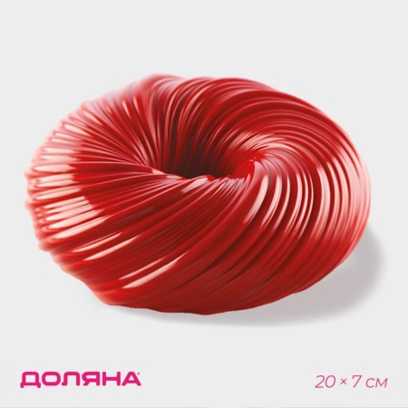 Form for mousse desserts and baking "Whirlwind", 20 × 7 cm, color mix