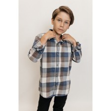 Surchashka upper for ISEE boys, height 146-152 cm, blue color