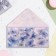 Money envelope "Congratulations!" violets, 16.5 x 8 cm