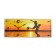 Carting clock, interior "lovers at sunset", silent, 20 x 50 cm