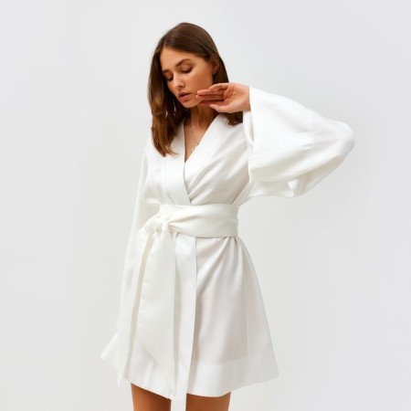 Women's dress Minaku: Enjoy Milk color, rr 46-48-3